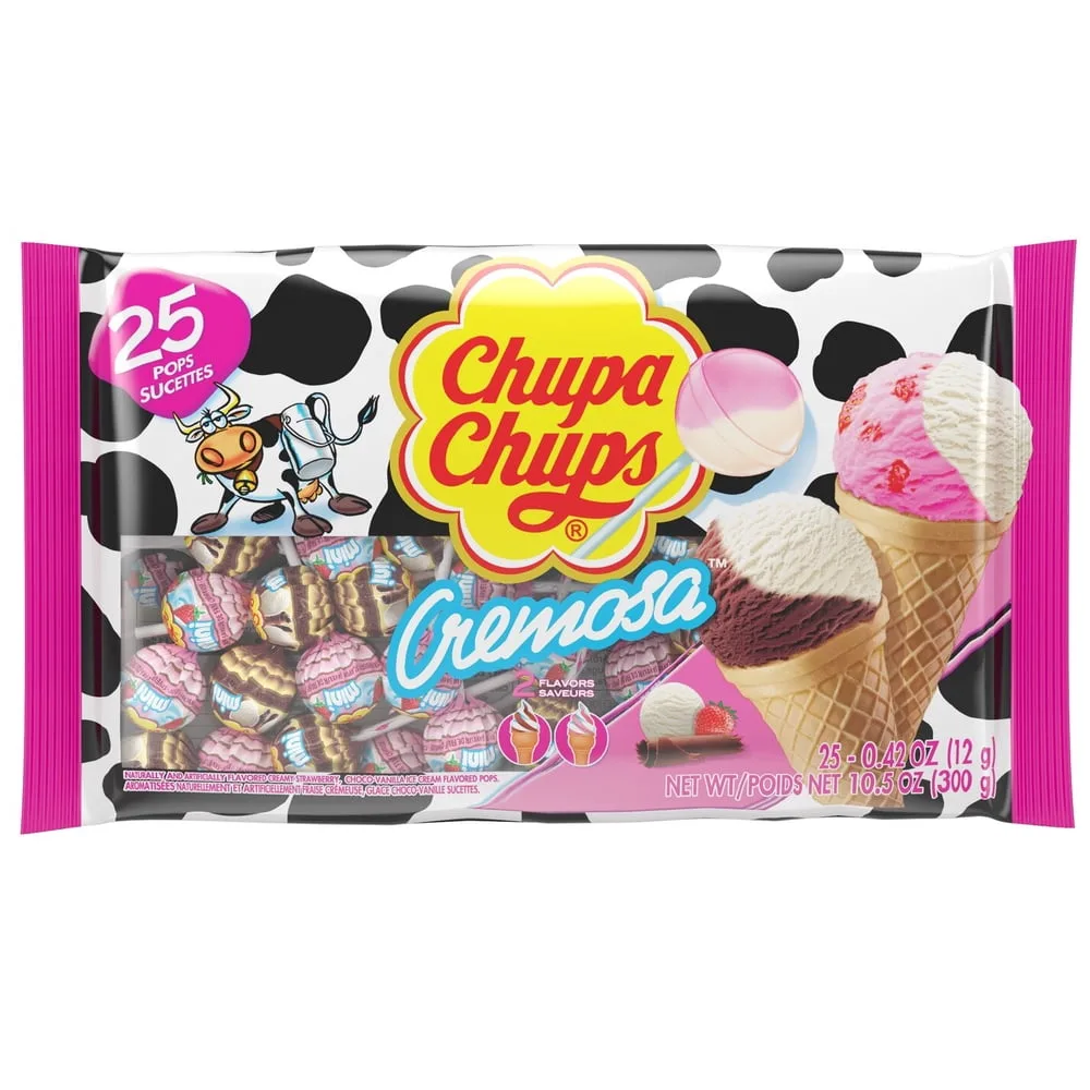 Cremosa Lollipops, 25 Count