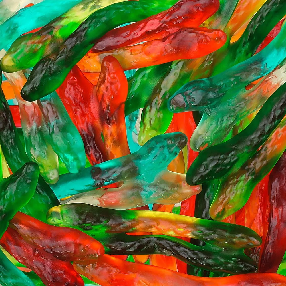 Twin Snakes Tropical Gummies — editorial view