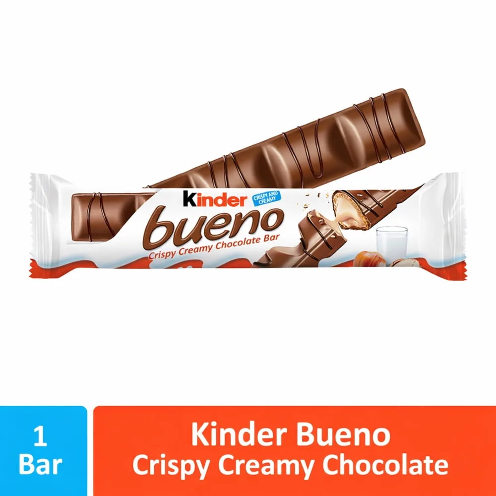 Bueno Milk Chocolate & Hazelnut Wafer Bar