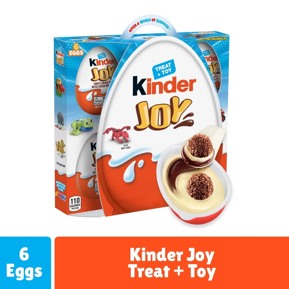 Kinder Joy Eggs, 6 Count