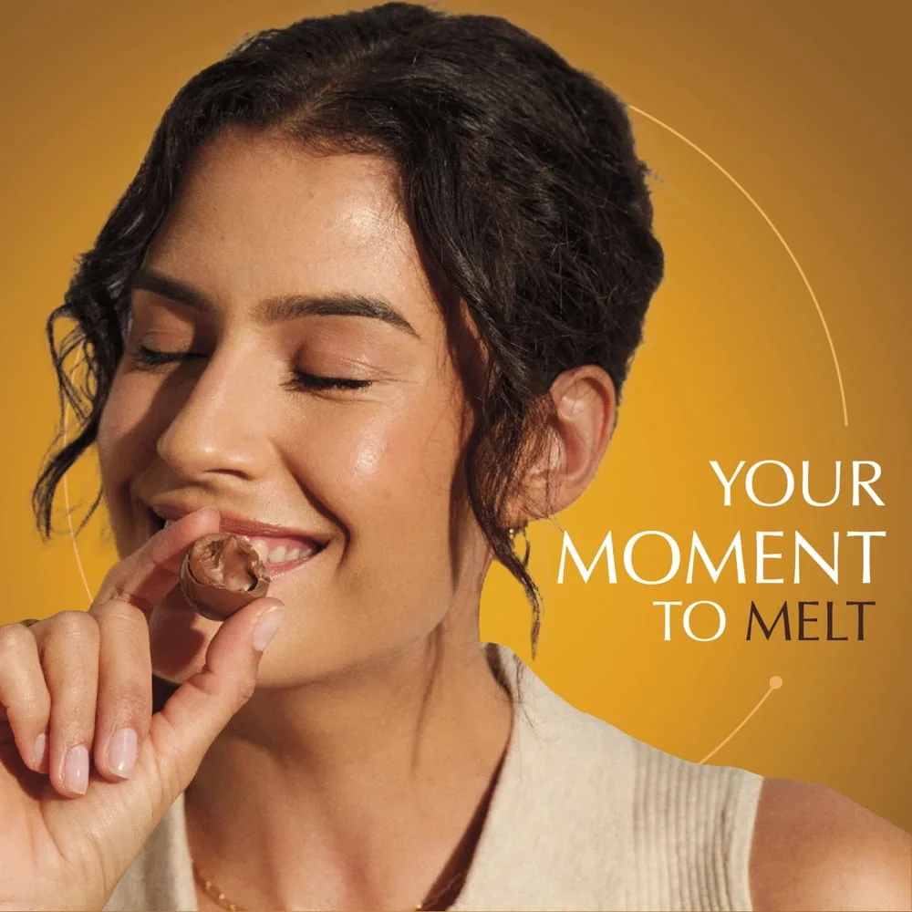 LINDOR Caramel Milk Chocolate Truffles — editorial view