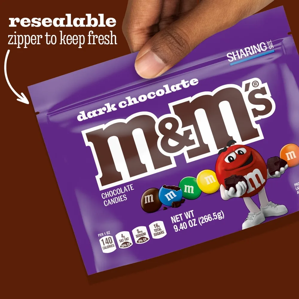 50% Cacao Dark Chocolate Candy, Family Size — editorial view