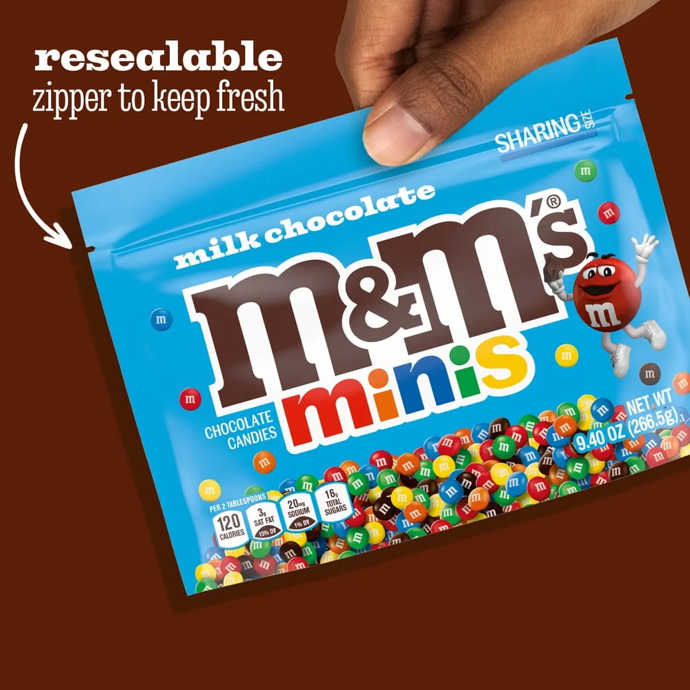 Minis Milk Chocolate Candy, Sharing Size — editorial view
