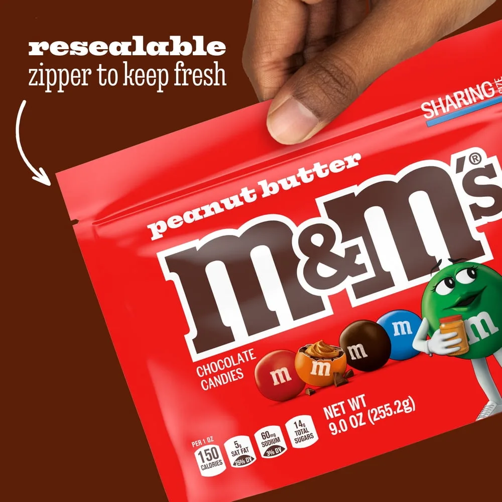 Peanut Butter Milk Chocolate Candy, Sharing Size — editorial view