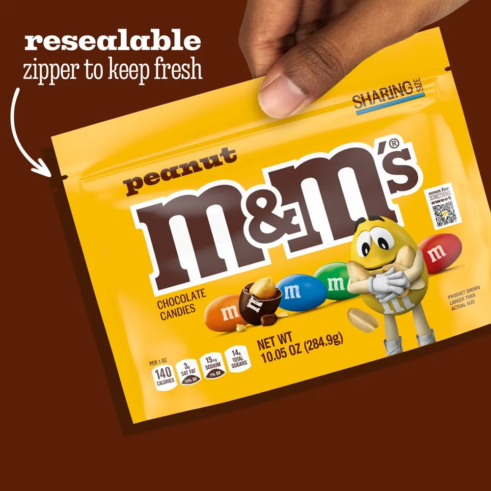 Peanut Milk Chocolate Candy, Sharing Size — editorial view