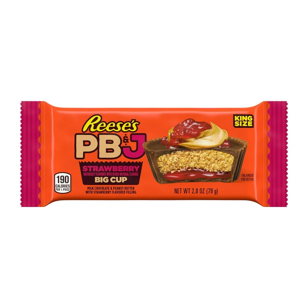 Big Cup PB&J Strawberry, King Size
