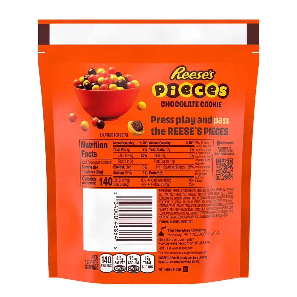 Reese's Pieces Chocolate Cookie & Peanut Butter — editorial view