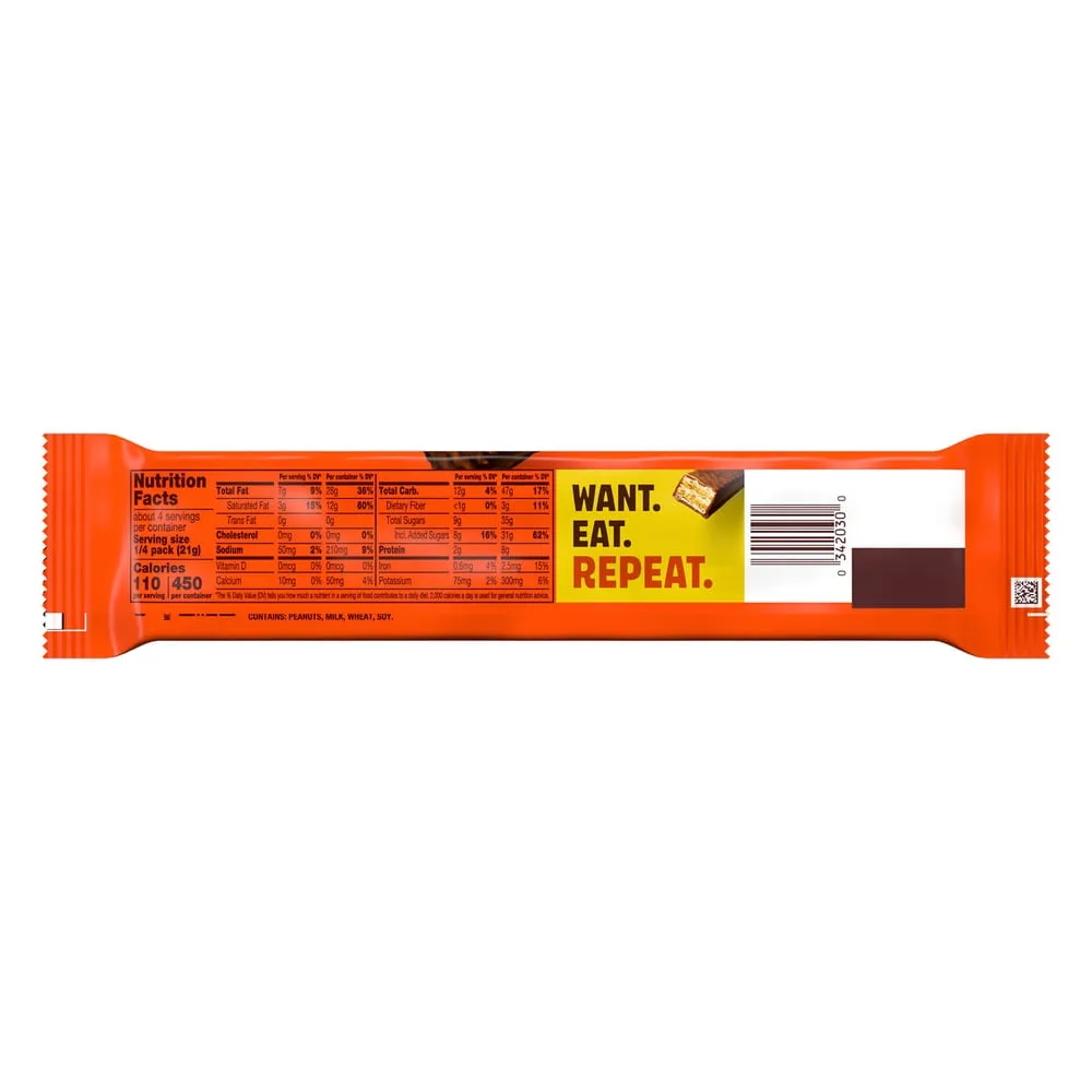 Sticks Chocolate & Peanut Butter Wafer, King Size — editorial view