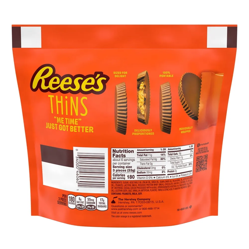 Thins Milk Chocolate Peanut Butter Cups — editorial view