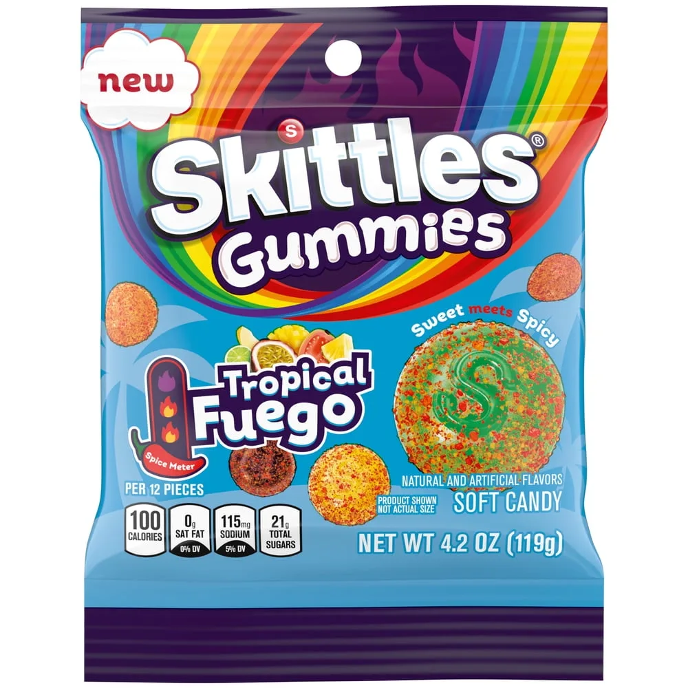 Gummies Tropical Fuego, Sharing Size