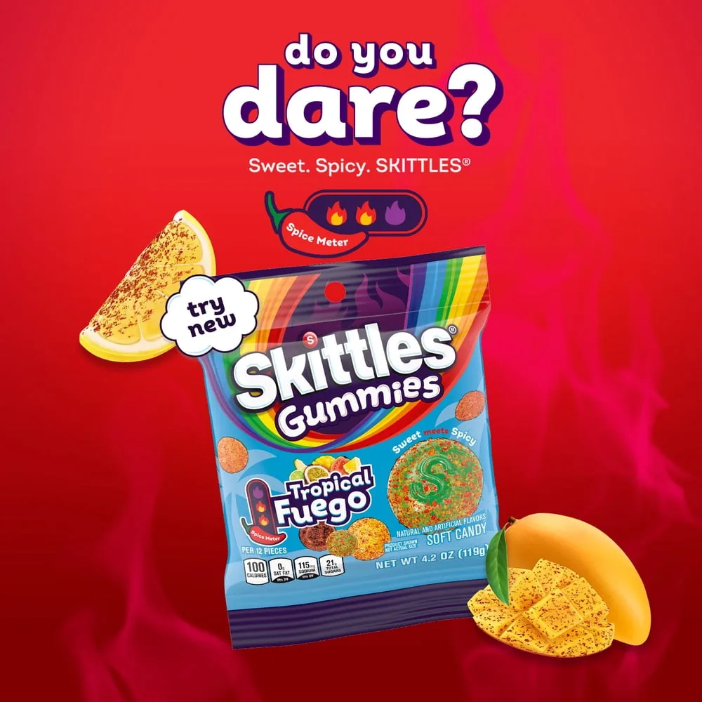 Gummies Tropical Fuego, Sharing Size — editorial view